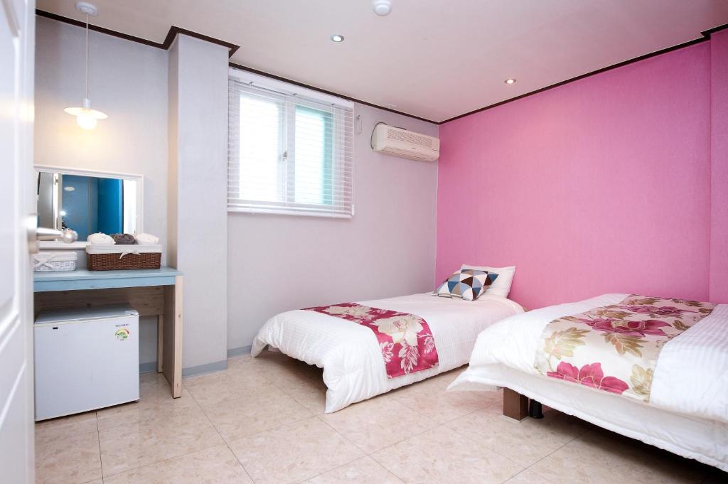 Shinchon Guest House Seoul Rum bild